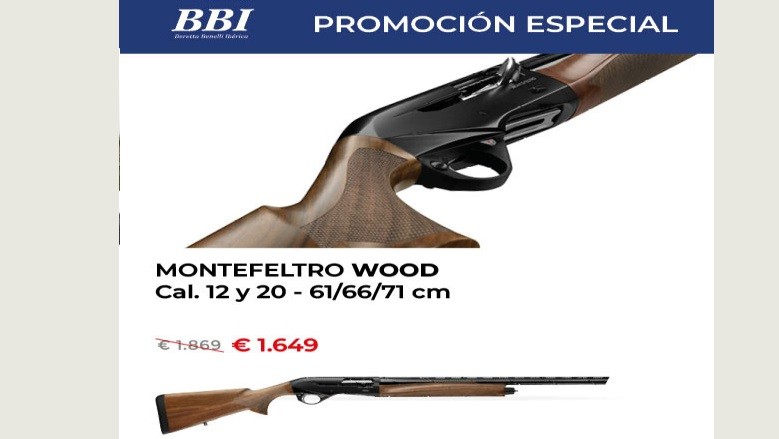 promoción Benelli Montefeltro Wood